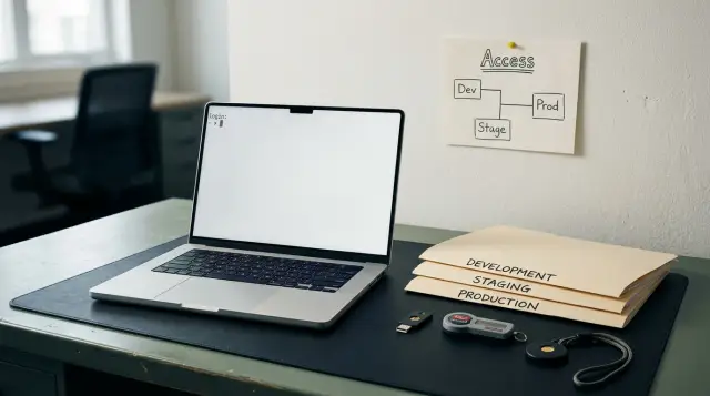 Separate SSH credentials for safer production access