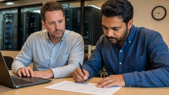 Contractor-managed AI agents: end production access cleanly