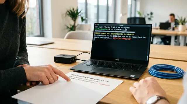 Can a revoked SSH host key still get an agent in?