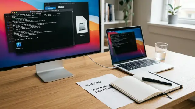Downloaded macOS app verification before first launch
